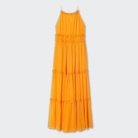 RARE!!! MANGO Halter Neck Maxi Dress NWT - Picture 16 of 16